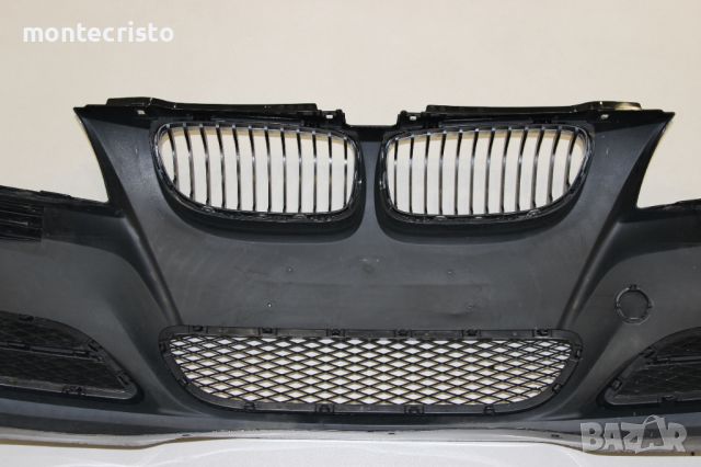 Предна броня BMW E90 E91 facelift Serie 3 (2008-2013г) 51117143745 51117204248 с отвори за пръскалки, снимка 15 - Части - 46062739