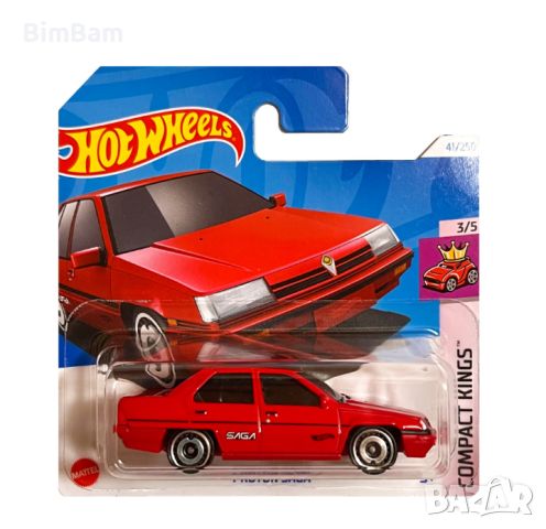 Оригинална количка Hot Wheels Proton Saga, снимка 1 - Коли, камиони, мотори, писти - 46319415