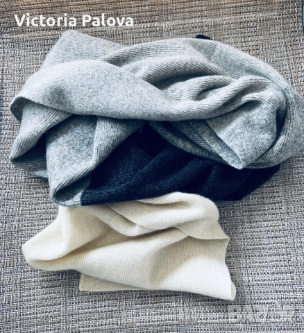 Луксозен вълнен шал унисекс в четири неутрални цвята, снимка 6 - Шалове - 52969771