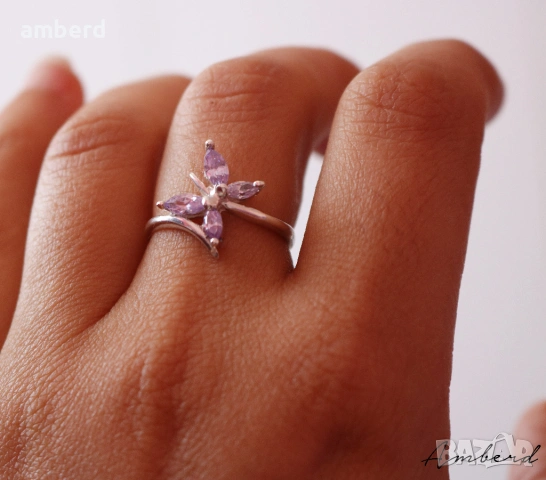 Страхотен сребърен пръстен - модел R067