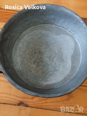 Стар ретро бъкърен тиган , снимка 4 - Антикварни и старинни предмети - 53243206