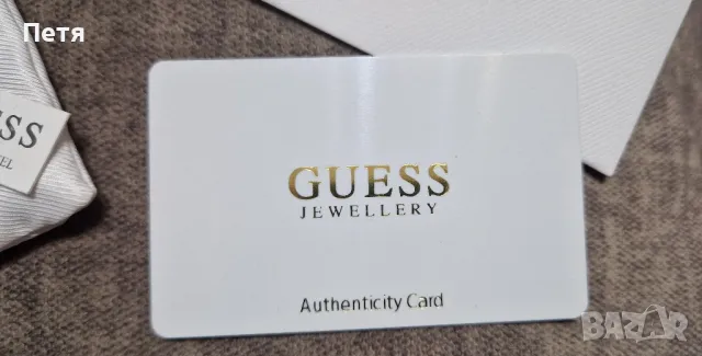 
GUESS - Регулируема гривна от неръждаема стомана, Златист, 21 CM, снимка 4 - Гривни - 48474710