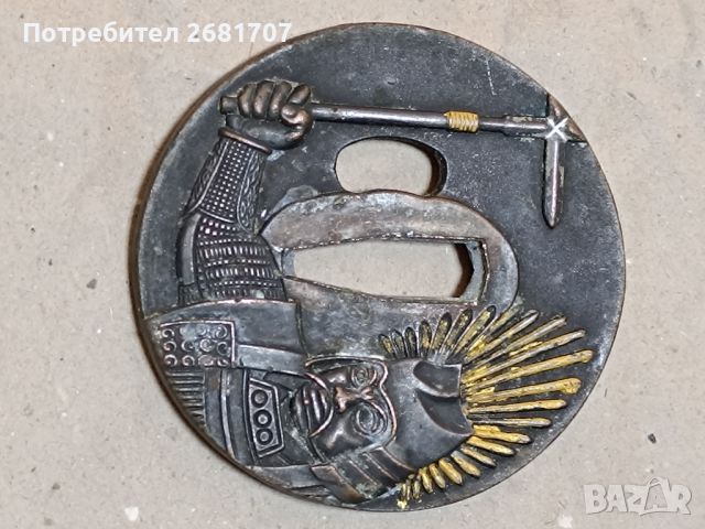 Предпазител за ръце на меч Tsuba, снимка 1 - Колекции - 46570010