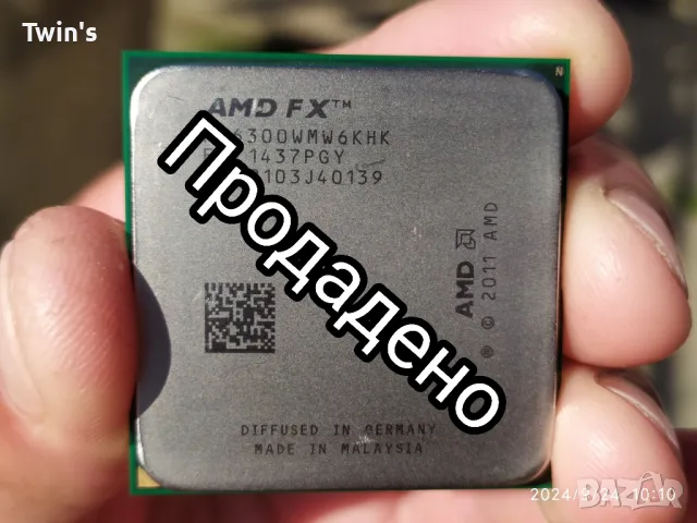 AMD FX-6300/3.5GHz, 4.10GHz, Turbo, L2-6MB, L3-8MB, TDP: 95W, Socket: AM3+, снимка 2 - Процесори - 47526562