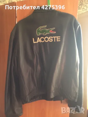 LACOSTE ОРИГИНАЛНО СКЪПО КОЖЕНО ЯКЕ, снимка 2 - Якета - 47679248