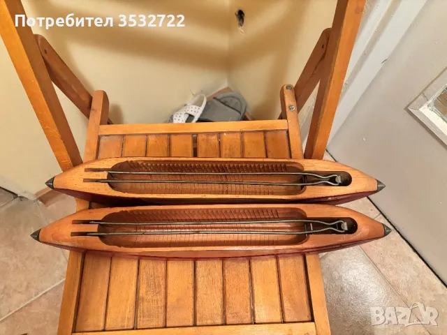 Стари совалки за тъкачен Стан , снимка 2 - Антикварни и старинни предмети - 49960273