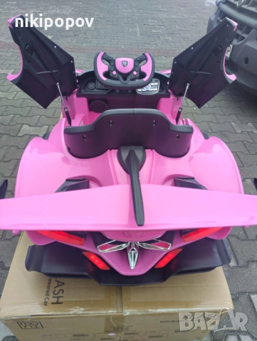 DC Акумулаторна кола 4x4 FLASH розов, снимка 11 - Други - 53849282