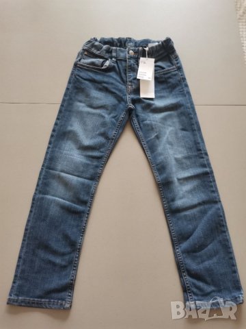 Нови дънки на h&m  момче на 8 - 9 год. ръст 134  см, снимка 1 - Детски панталони и дънки - 45390072
