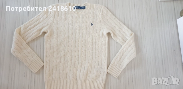 POLO Ralph Lauren Cable Wool / Cashmere Knit Womens Size S  НОВО! ОРИГИНАЛ! Дамски Пуловер, снимка 8 - Блузи с дълъг ръкав и пуловери - 52434170