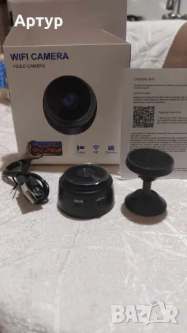 Мини безжична камера А9 WiFi Camera, снимка 3 - Камери - 47442674