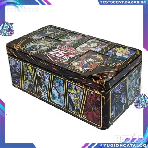 EMPTY празни collector tins Yu-Gi-Oh! колекционерски кутии за съхранение yugioh карти, снимка 1 - Колекции - 47643640