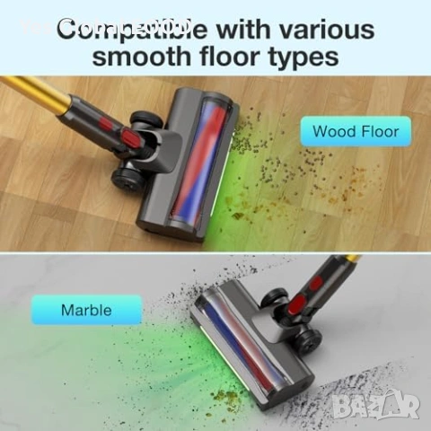 Мека четка за Dyson V7 V8 V10 V11 V15 с LED, снимка 7 - Друга електроника - 54134976