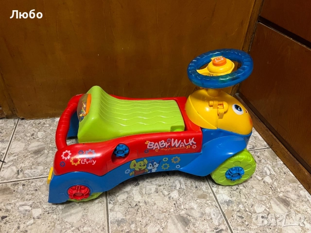 Уолкър Fisher Price 2 в 1, снимка 2 - Проходилки - 53012723
