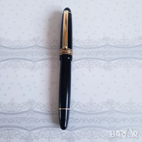 Ретро писалка Montblanc Masterpiece 142 със златен писец, снимка 6 - Антикварни и старинни предмети - 48376808