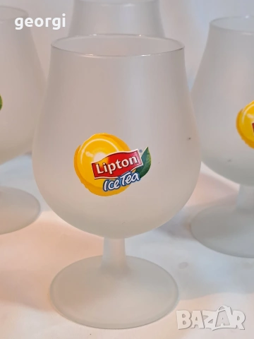ретро чаши Ice tea Lipton 32/4, снимка 2 - Чаши - 53159712