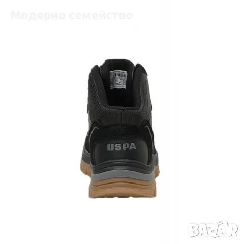 Мъжки обувки US POLO Assn Sagan Shoes Black, снимка 3 - Мъжки боти - 47553793