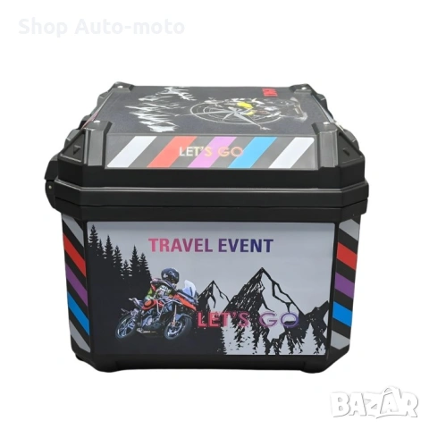 Мото куфар 57L, 44×37×33см, Универсален, снимка 5 - Аксесоари и консумативи - 54062884