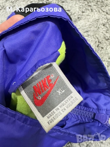 Мъжки винтидж 90s Nike color block windbreaker tracksuit, Размер XL, снимка 9 - Спортни дрехи, екипи - 52554432