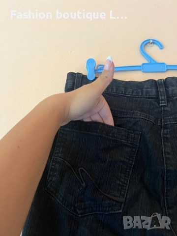 Черни дънки 36 размер и състав 84% памук с еластант 👖👖👖, снимка 4 - Дънки - 52376246