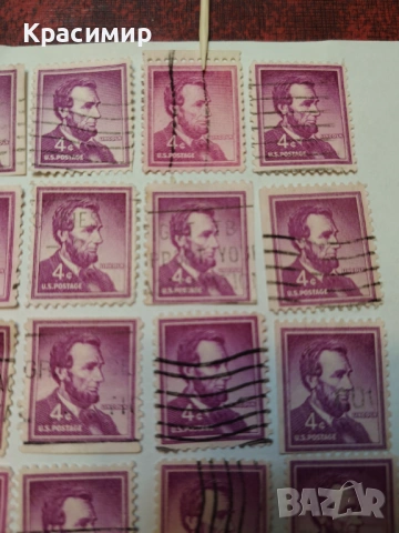 Винтидж ПОЩЕНСКИ марки САЩ , снимка 7 - Филателия - 53087781