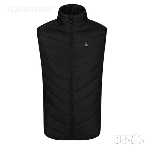 Електрически отопляем елек , 9 зони , Usb захранване,черен, снимка 3 - Елеци - 52259677