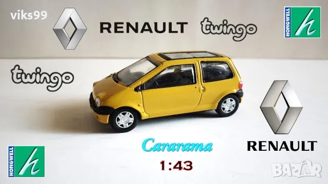 Renault Twingo Cararama/Hongwell 1:43, снимка 1 - Колекции - 47337602