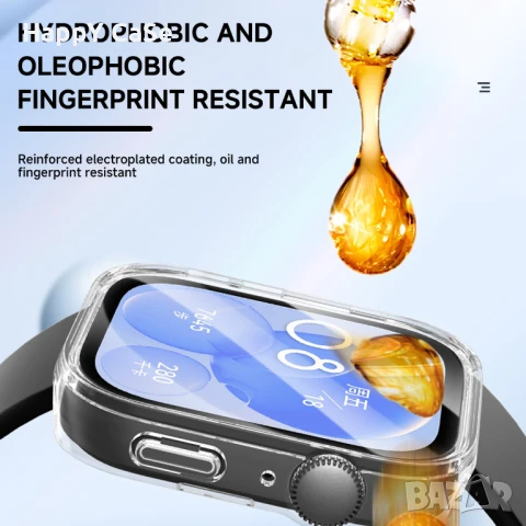 Huawei Watch Fit 4 / 4 Pro / Твърд удароустойчив кейс с протектор, снимка 5 - Смарт гривни - 50583840