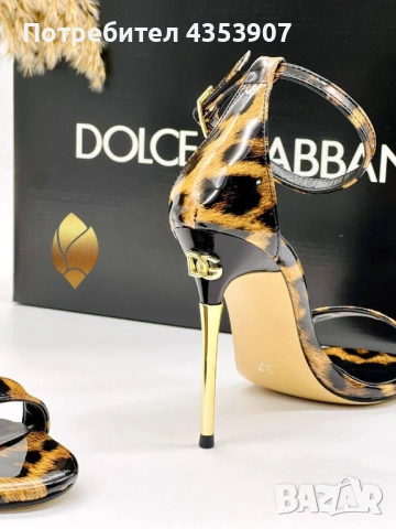  Dolce & Gabbana DG дамски обувки на ток