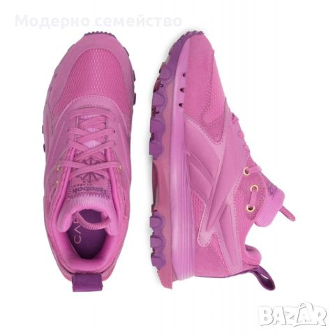 Дамски маратонки  reebok x cardi b classics leather shoes purple, снимка 2 - Маратонки - 46682020