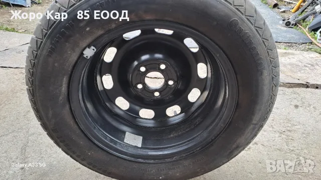 1 брой 15 цолова желязна джанта 5х100 за Ауди А3/Audi A3, снимка 5 - Гуми и джанти - 49759910