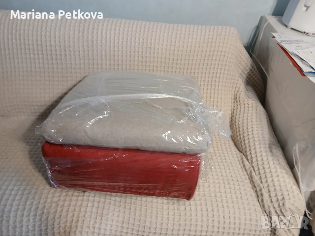 Комплект дивани и табуретка, снимка 4 - Дивани и мека мебел - 53043065