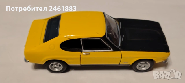 1/32 метална колекционерска количка Bburago Ford Capri 2600RS, снимка 4 - Колекции - 54127836