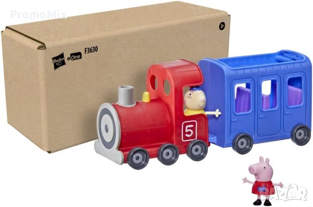 Влака на зайчетата Hasbro F3630FF2 Peppa Pig Miss Rabbit Детско влакче с Пепа Пиг и Мис Заек играчка, снимка 8 - Влакчета, самолети, хеликоптери - 46745941