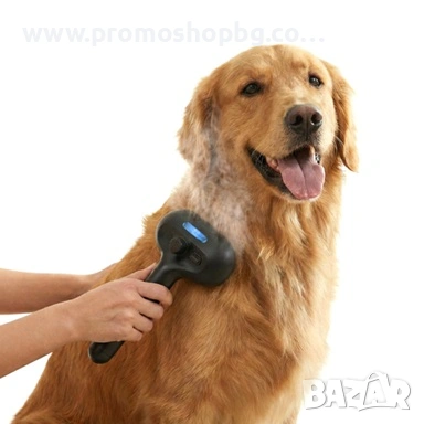 Електрическа парна четка Purlov за кучета и котки, самопочистваща се, снимка 4 - За кучета - 40916815