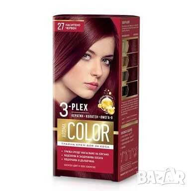 Боя за коса Aroma Color, 27, Наситено червен, снимка 1 - Продукти за коса - 45979581