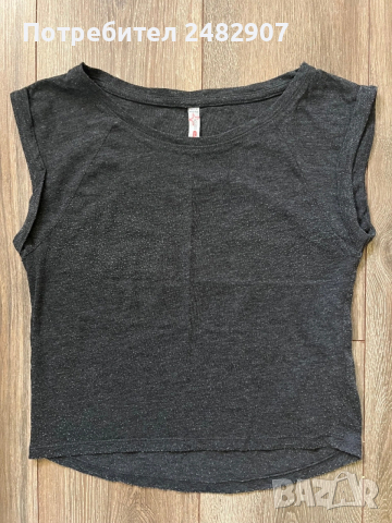 Къса дамска блуза, снимка 2 - Тениски - 53530989