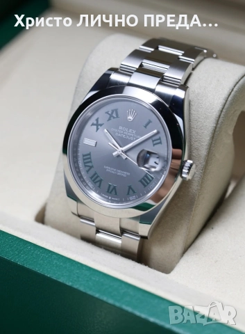 Rolex Datejust 41mm Wimbledon 126300, снимка 6 - Мъжки - 52893485