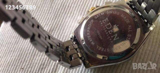 Кварцов мъжки Швейцарски часовник, работещи всички стрелки, снимка 4 - Мъжки - 53578855