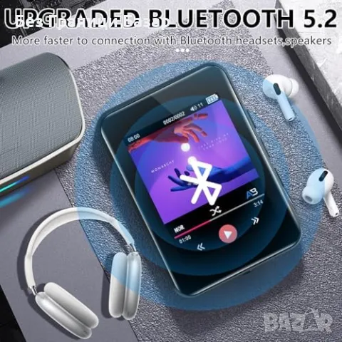 Нов Музикален плейър COVVY 72GB, HIFI звук, FM радио, 2.5" тъчскрийн, снимка 4 - MP3 и MP4 плеъри - 47047269