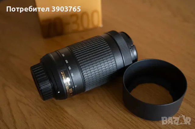 Обектив AF-P DX NIKKOR 70-300mm f/4.5-6.3G ED VR, снимка 2 - Фотоапарати - 47193613