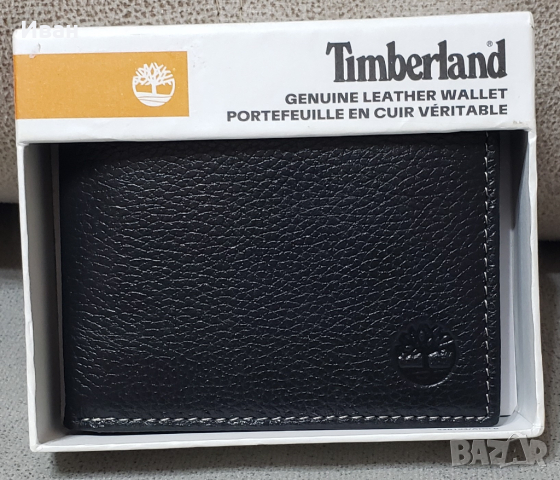 Нов, мъжки портфейл Timberland – естествена кожа, снимка 1 - Портфейли, портмонета - 45064744