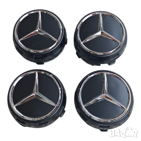 75мм Капачки за джанти Мерцедес АМГ Mercedes-Benz AMG A 000 400 09 00, снимка 2 - Аксесоари и консумативи - 51838917