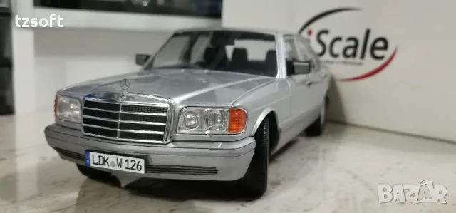 Mercedes Benz S-Class -W126 - iScale 1:18, снимка 6 - Колекции - 46914658