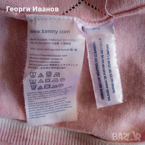 2за1 SPRING SALE TOMMY HILFIGER XL Plaid Shirt+V-Neck Sweater риза+топ пуловер КАТО НОВИ, снимка 17 - Ризи - 53708514