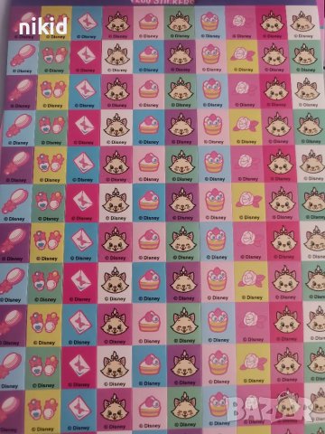 200 бр Коте Мари Marie cat книжка албум самозалепващи лепенки стикери , снимка 7 - Други - 35247966