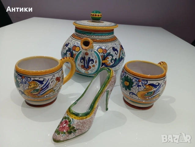 Керамичен италиански лот маркиран , снимка 17 - Сервизи - 52528024