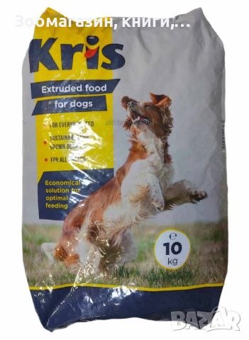 Kris Dog 10 кг - храна за израснали кучета, с пилешко месо