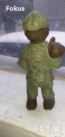 Авторска керамика фигурка момче на Geert Kunen - подписана, снимка 3 - Антикварни и старинни предмети - 53336880