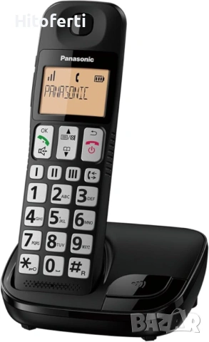  Цифров безжичен телефон Panasonic KX-TGE310SPB, снимка 5 - Други - 54183524