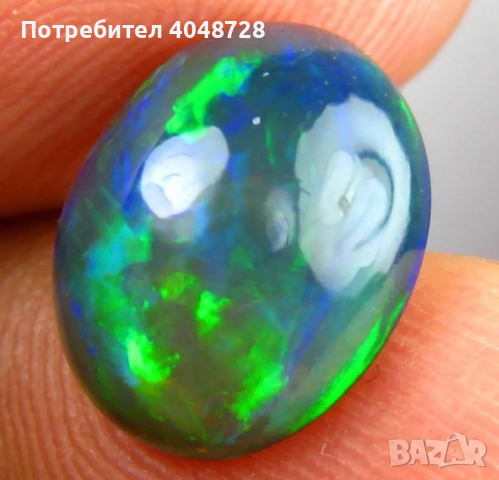 Естествен черен опал 3.31ct. - Етиопия, снимка 1 - Други - 45072675